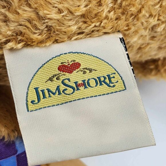 Boyds Jim Shore Flurries Snowman Teddy Bear 15” Plush Quilted Fabric Belly w/Tag - Picture 5 of 8